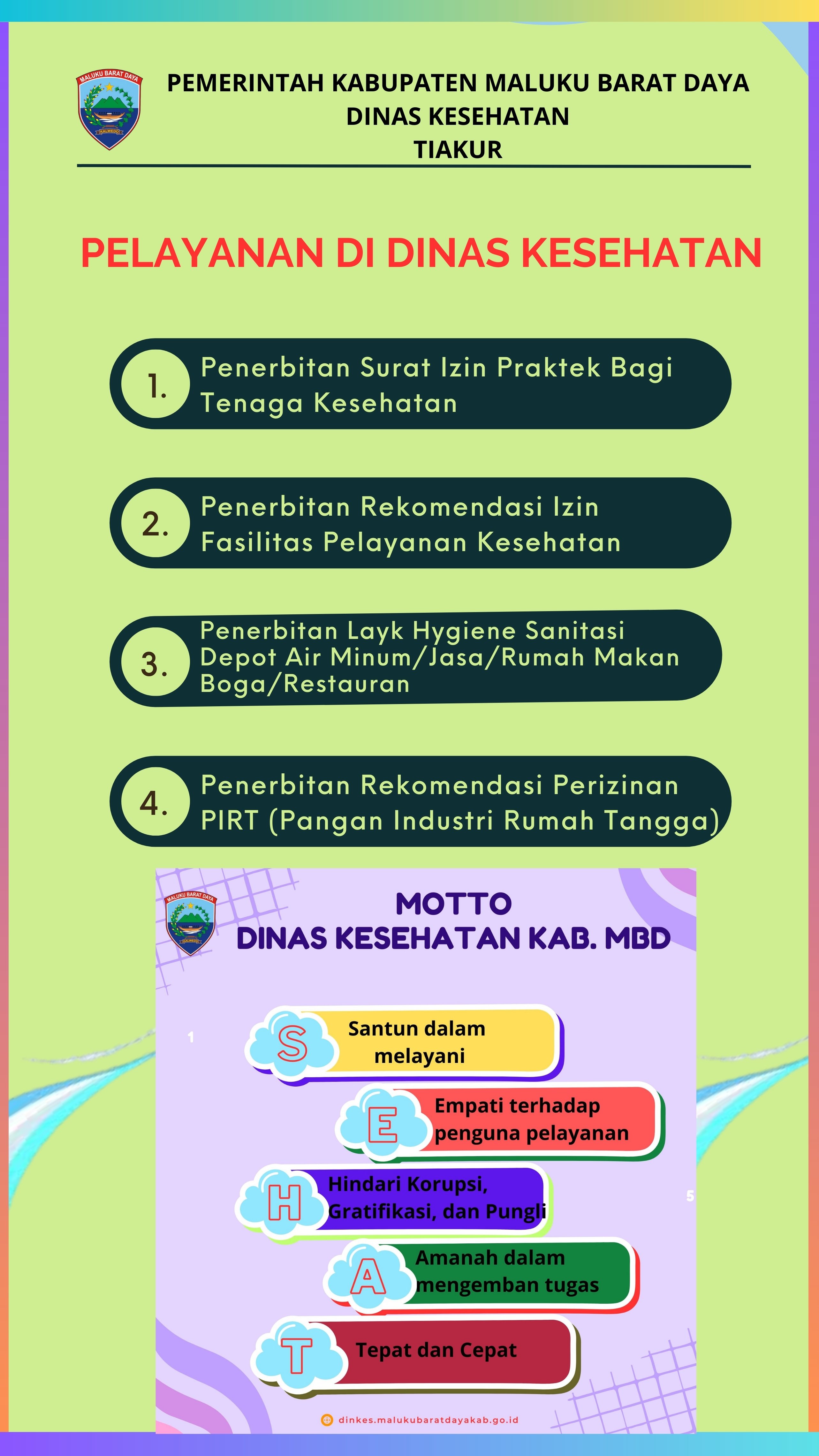 Pelayanan Di Dinkes